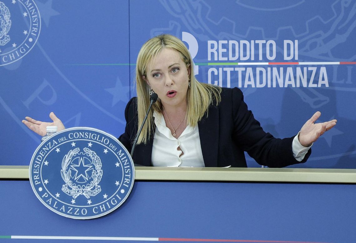 Meloni reddito di cittadinanza